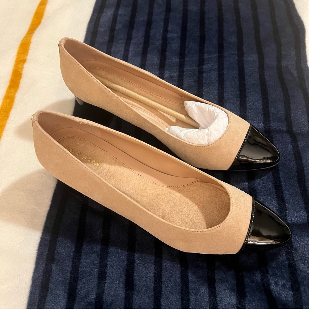 Cole Haan The Go-To Pump 45 mm Size 9B NEW Leather Waterproof